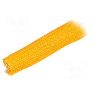 Polyester braid | ØBraid : 19.05mm | polyester | orange | -70÷125°C