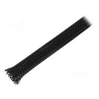 Polyester braid | ØBraid : 4÷10nom.6mm | polyamide | black | L: 20m