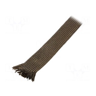 Insulating tube | basalt fiber | khaki | -260÷560°C | Øint: 12mm | TBA