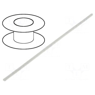 Insulating tube | fiberglass | -40÷180°C | Øint: 1mm | 4.3kV/mm | reel