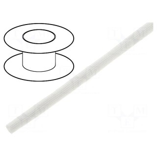 Insulating tube | fiberglass | -40÷180°C | Øint: 5mm | 4.3kV/mm | reel
