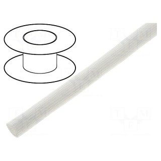 Insulating tube | fiberglass | -40÷180°C | Øint: 7mm | 4.3kV/mm | reel