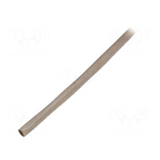 Insulating tube | fiberglass | beige | -30÷155°C | Øint: 6mm | L: 200m