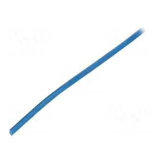 Insulating tube | fiberglass | blue | -20÷155°C | Øint: 1.5mm
