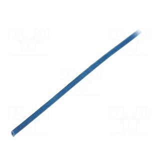 Insulating tube | fiberglass | blue | -20÷155°C | Øint: 1mm