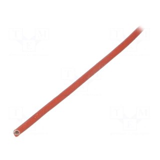 Insulating tube | fiberglass | brick red | -60÷250°C | Øint: 2mm