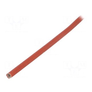 Insulating tube | fiberglass | brick red | -60÷250°C | Øint: 3mm