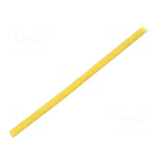 Insulating tube | fiberglass | yellow | -20÷155°C | Øint: 1.5mm