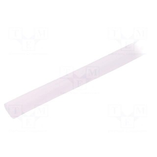 Insulating tube | silicone | transparent | -50÷200°C | Øint: 4mm