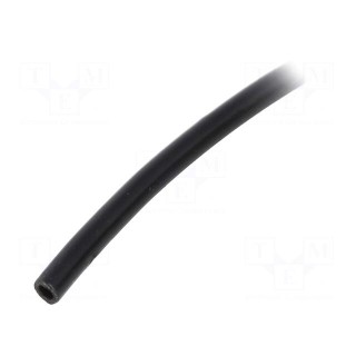 Insulating tube | PVC | black | -20÷125°C | Øint: 1mm | L: 10m | UL94V-0