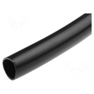 Insulating tube | PVC | black | -45÷125°C | Øint: 5mm | L: 500m