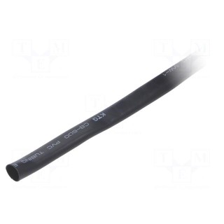 Insulating tube | PVC | black | 6.68mm