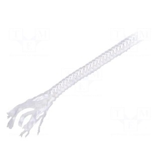 Insulating tube | silica fiber | white | max.1050°C | Øint: 1.5mm