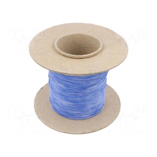 Insulating tube | silicone | blue | Øint: 0.5mm | Wall thick: 0.2mm