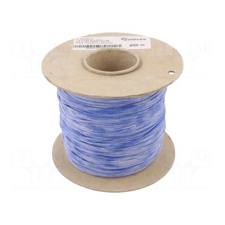 Insulating tube | silicone | blue | Øint: 1.5mm | Wall thick: 0.4mm