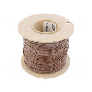 Insulating tube | silicone | brown | Øint: 1mm | Wall thick: 0.4mm