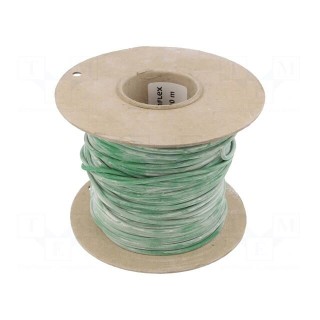 Insulating tube | silicone | green | Øint: 2.5mm | Wall thick: 0.4mm