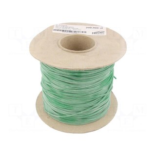 Insulating tube | silicone | green | Øint: 2mm | Wall thick: 0.4mm
