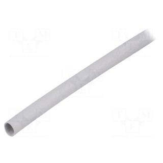 Insulating tube | Mat: silicone | light grey | -30÷200°C | Øint: 6mm