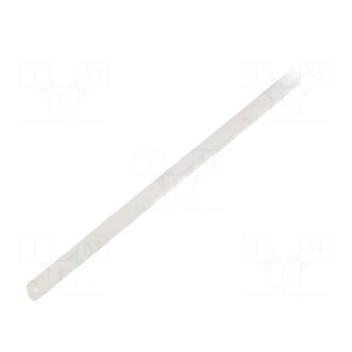 Insulating tube | silicone | natural | Øint: 1.5mm | Wall thick: 0.4mm