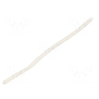 Insulating tube | silicone | natural | Øint: 2mm | Wall thick: 0.4mm