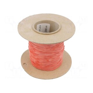 Insulating tube | silicone | red | Øint: 0.5mm | Wall thick: 0.2mm