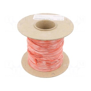Insulating tube | silicone | red | Øint: 2.5mm | Wall thick: 0.4mm