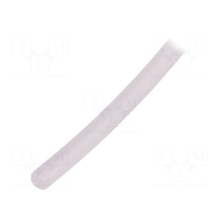 Insulating tube | silicone | transparent | -50÷200°C | Øint: 3mm