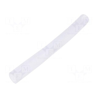 Insulating tube | silicone | transparent | -50÷200°C | Øint: 6mm