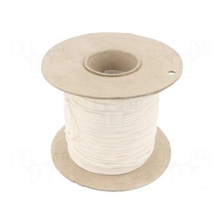 Insulating tube | silicone | white | Øint: 1.5mm | Wall thick: 0.4mm
