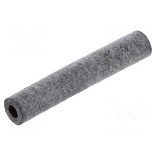 Insulating tubing | chloroprene | black | -65÷95°C | Øint: 1.5mm