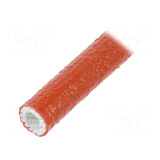Insulating tube | Size: 13 | fiberglass | L: 15m | -55÷260°C | Øout: 18mm