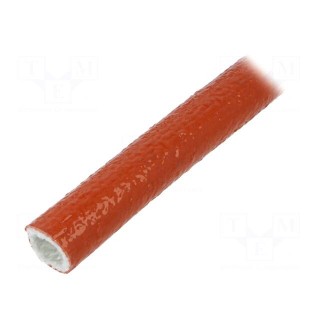 Insulating tube | Size: 22 | fiberglass | L: 1m | -55÷260°C | Øout: 28mm