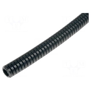 Protective tube | ØBraid : 13mm | polyamide | black | Len: 50m | UL94V-2