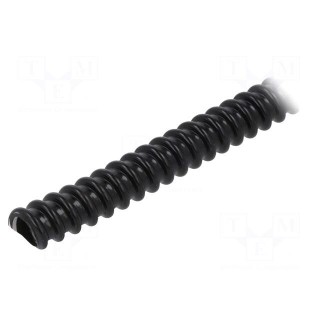 Protective tube | Size: 10 | PVC | black | L: 30m | -5÷60°C | 320N
