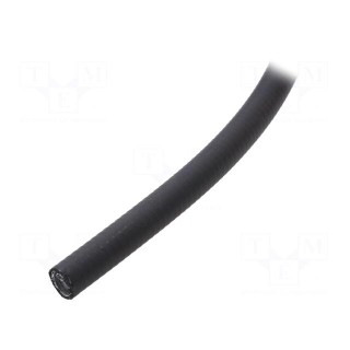 Protective tube | Size: 12 | galvanised steel | black | -40÷105°C