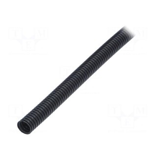 Protective tube | Size: 12 | polyamide 12 | black | L: 50m | -50÷95°C