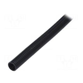 Protective tube | Size: 12 | polyamide 6 | black | L: 50m | -50÷105°C