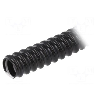 Protective tube | Size: 12 | PVC | black | L: 30m | -5÷60°C | 320N