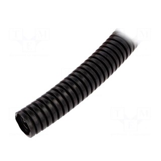 Protective tube | Size: 16 | black | L: 50m | -5÷60°C | with pilot wire