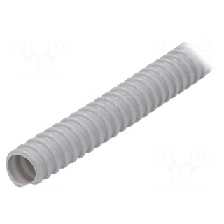 Protective tube | Size: 16 | PVC | grey | L: 30m | -5÷60°C | 320N