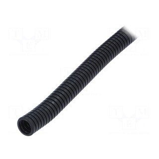 Protective tube | Size: 17 | polyamide 12 | black | L: 50m | -50÷95°C