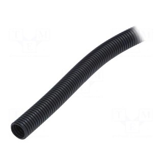 Protective tube | Size: 17 | polyamide 12 | black | L: 50m | -50÷95°C