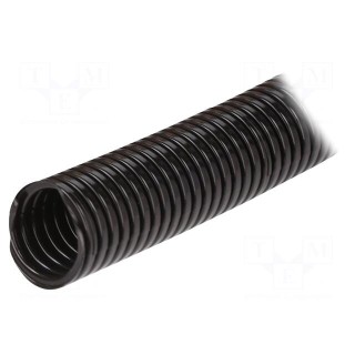 Protective tube | Size: 17 | polyamide | black | -40÷120°C | UL94HB