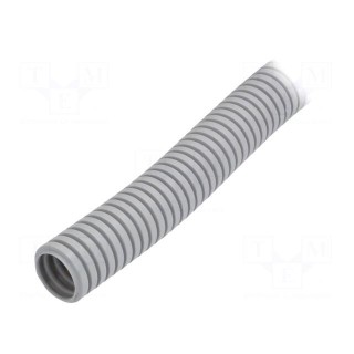 Protective tube | ØBraid : 25mm | grey | L: 25m | -25÷60°C | Øint: 19mm