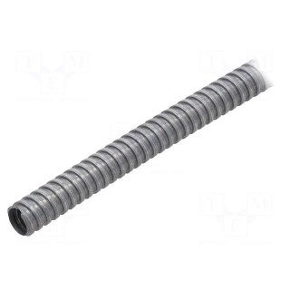Protective tube | Size: 25 | galvanised steel | -55÷300°C | Øint: 21mm