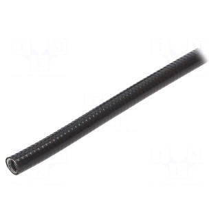 Protective tube | galvanised steel | L: 10m | -25÷70°C | Øint: 26.5mm