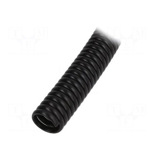 Protective tube | ØBundle : 30mm | polypropylene | black | L: 1m