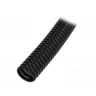 Protective tube | ØBundle : 37mm | polypropylene | black | L: 1m