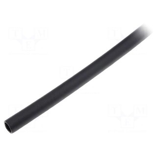 Protective tube | polyetylene | black | Len: 30m | -10÷40°C | Øint: 2mm